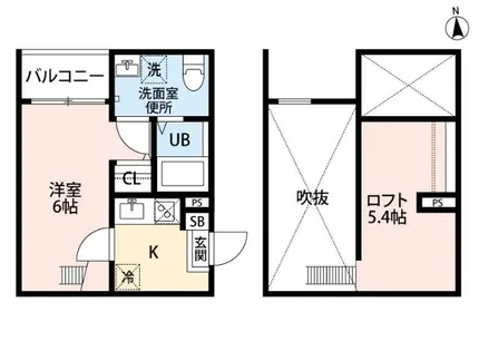 グランディール【1階】の間取り