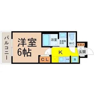 エステムコート名古屋新栄アクシス【12階】の間取り
