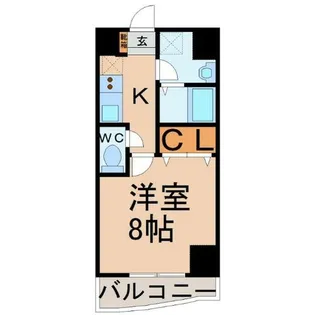 アゲート白壁【9階】の間取り