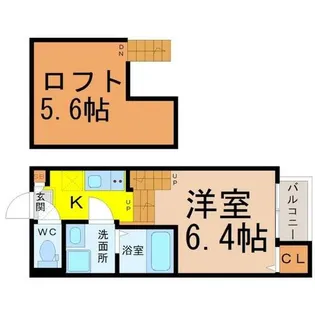 Eternal Court TSURUMAI(エターナルコートツルマイ【1階】の間取り
