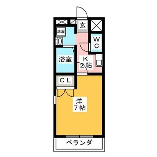 パラッツオTH黄金【4階】の間取り