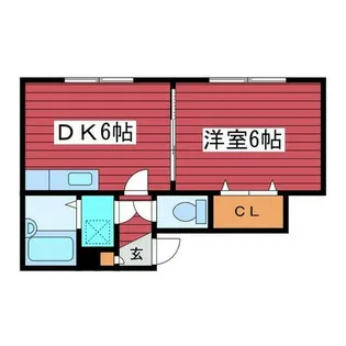Msコート月寒【3階】の間取り