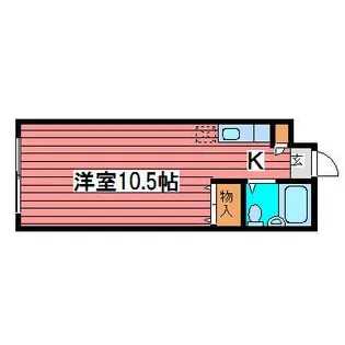 グランメール月寒【4階】の間取り