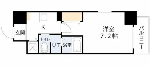ラ・フォーレ松ヶ枝町Ⅲ【2階】の間取り
