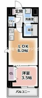 サンフレンドCore【6階】の間取り