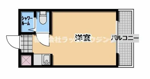 アインス蒲生【3階】の間取り