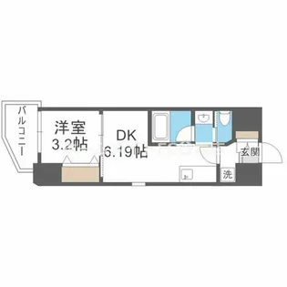 弁天町プライマリーワン【11階】の間取り