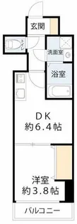 GARDENIA城東【6階】の間取り