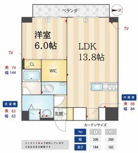 En Nakazaki【3階】の間取り