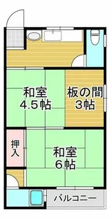 嶋川マンション【3階】の間取り