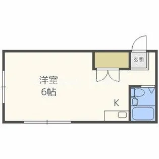 サンライズ中宮【5階】の間取り