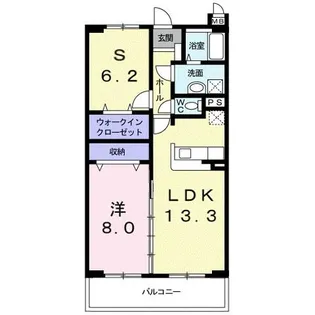 Mizobata Oda【1階】の間取り