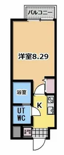 サンヴィラ都島北通【8階】の間取り