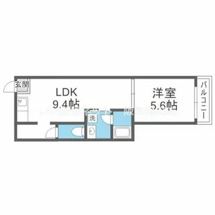 ナカジョウマンション【2階】の間取り