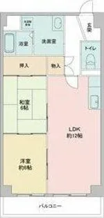 レジディア日比野【13階】の間取り