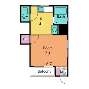 サントピアリリー B【1階】の間取り