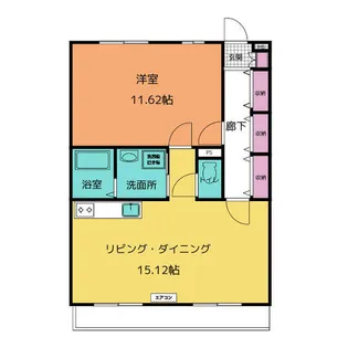 サンフローラ【4階】の間取り