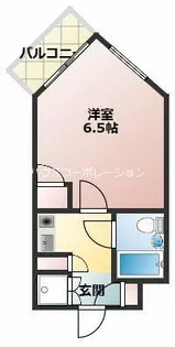 キューブ武庫川7【2階】の間取り