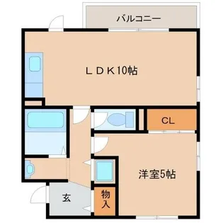 ミタカハイツ【2階】の間取り