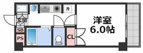 Mプラザ城東六番館【2階】の間取り