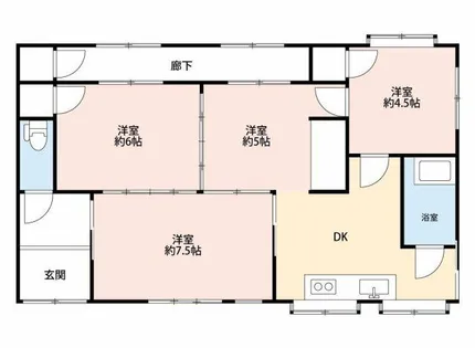 福岡県北九州市八幡東区花尾町【一戸建】の間取り