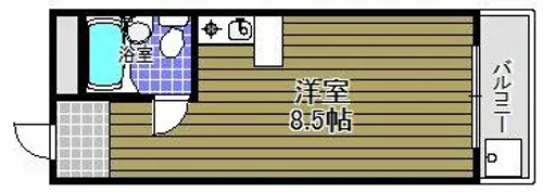 ドゥ・メゾン・ド喜志【1階】の間取り