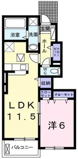 ウェルファストⅢ【1階】の間取り