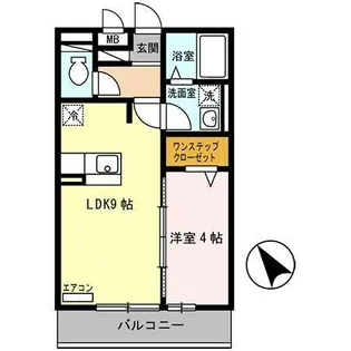 セジュール石町【3階】の間取り