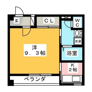 ル・ポール八事【3階】の間取り