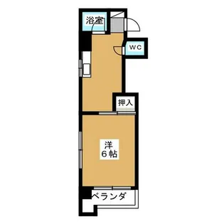 第5七福ビル【4階】の間取り