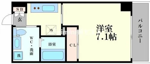 エスライズ大阪ベイサイドアリーナ【5階】の間取り