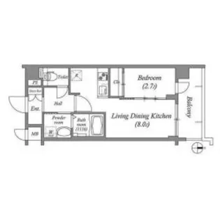 アドバンス京都クラッセ【3階】の間取り