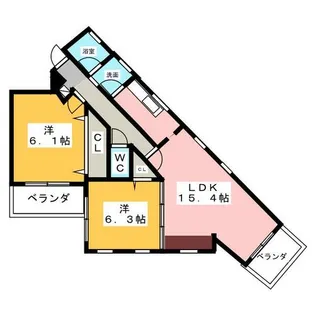 Orden穂波【2階】の間取り