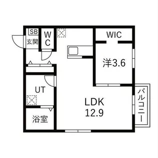 TOYODA FIKA【1階】の間取り