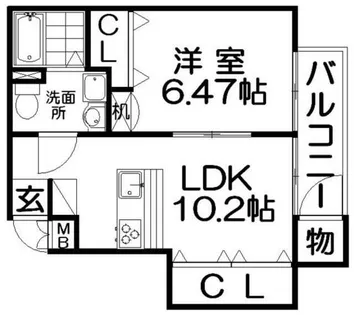 マナーステラ【3階】の間取り
