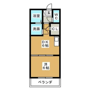 明治第7ビル【4階】の間取り