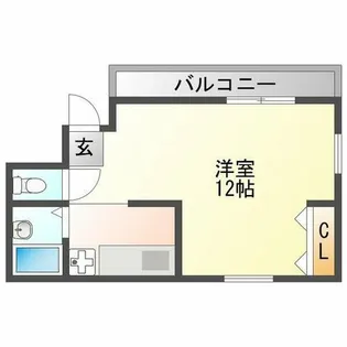 ハイツチマ【4階】の間取り