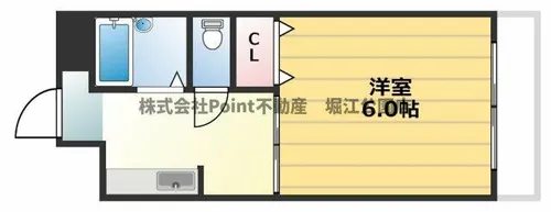 セルヴィス新今里【2階】の間取り