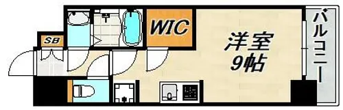 ファーストフィオーレ神戸ピアチェーレ【4階】の間取り