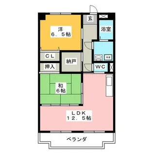 イーストパレス【3階】の間取り