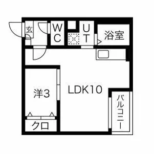 Jack nishikiⅠ【3階】の間取り