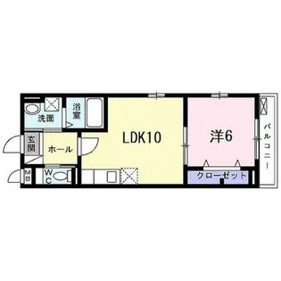 京都府京都市伏見区西堺町【アパート】の間取り