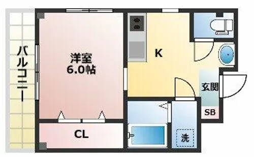 コンフォール千林【3階】の間取り