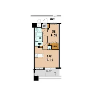 クリエート日赤通り【11階】の間取り