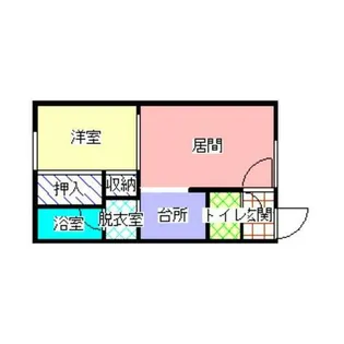 ビューポイントB【2階】の間取り