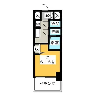 エステムコート名古屋グロース【2階】の間取り