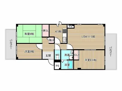 ドルミ新淀川14番館【3階】の間取り