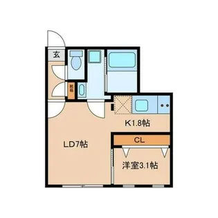 QUADOR今池EAST【3階】の間取り
