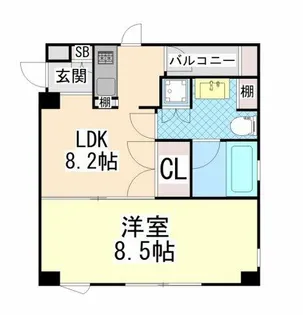 REGULUS KONAN YAMATE【1階】の間取り