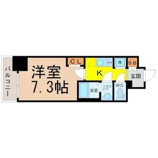 エスリード上前津テルツェ【2階】の間取り